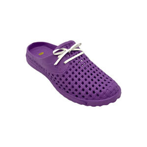 Barbara King Sole Women's Steppers Garden Shoes w Extra Laces Purple -